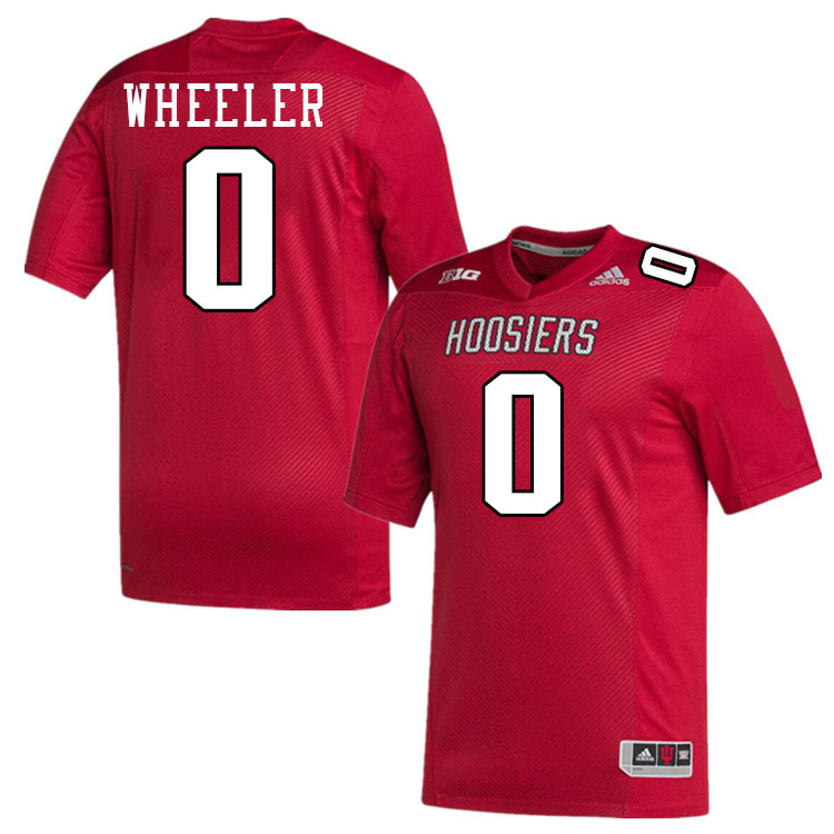 Hosea Wheeler Indiana Jerssey,Indiana University Hooisers Football Jersey,Uniforms-Retro Crimson
